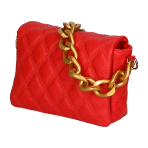 Borsa a mano da donna - Modello Adriana - Vera pelle - 20.0 x 14.0 x 6.5 cm