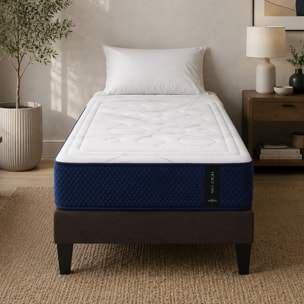 Matelas Hybride Dolce Vita, Ressorts Ensachés & Mémoire de fome, Soutien Ferme, 28 cm, Limite les Points de Pression