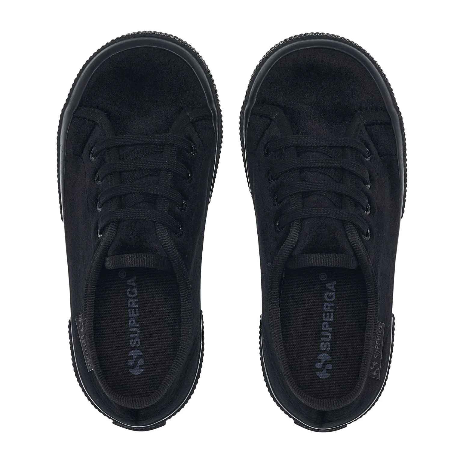 Superga - Bambina Nero - 2750 KIDS VELVET
