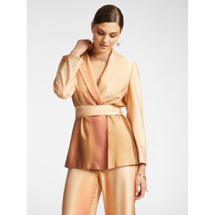 Elena Mirò - Giacca elegante dalla stampa sfumata - Beige