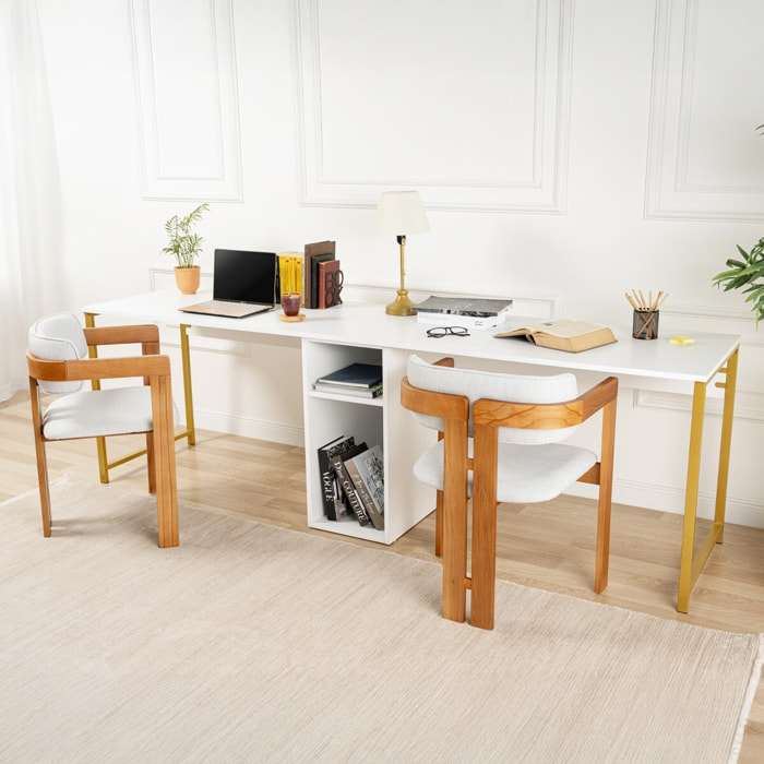 Bureau double avec rangement central - ORSA