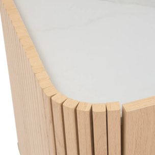 Meuble TV 2 portes Homelya H50cm