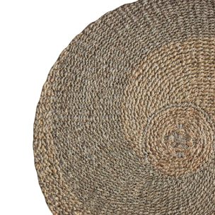 Tapis rond ∅120cm en jacinthe d'eau - Yvy