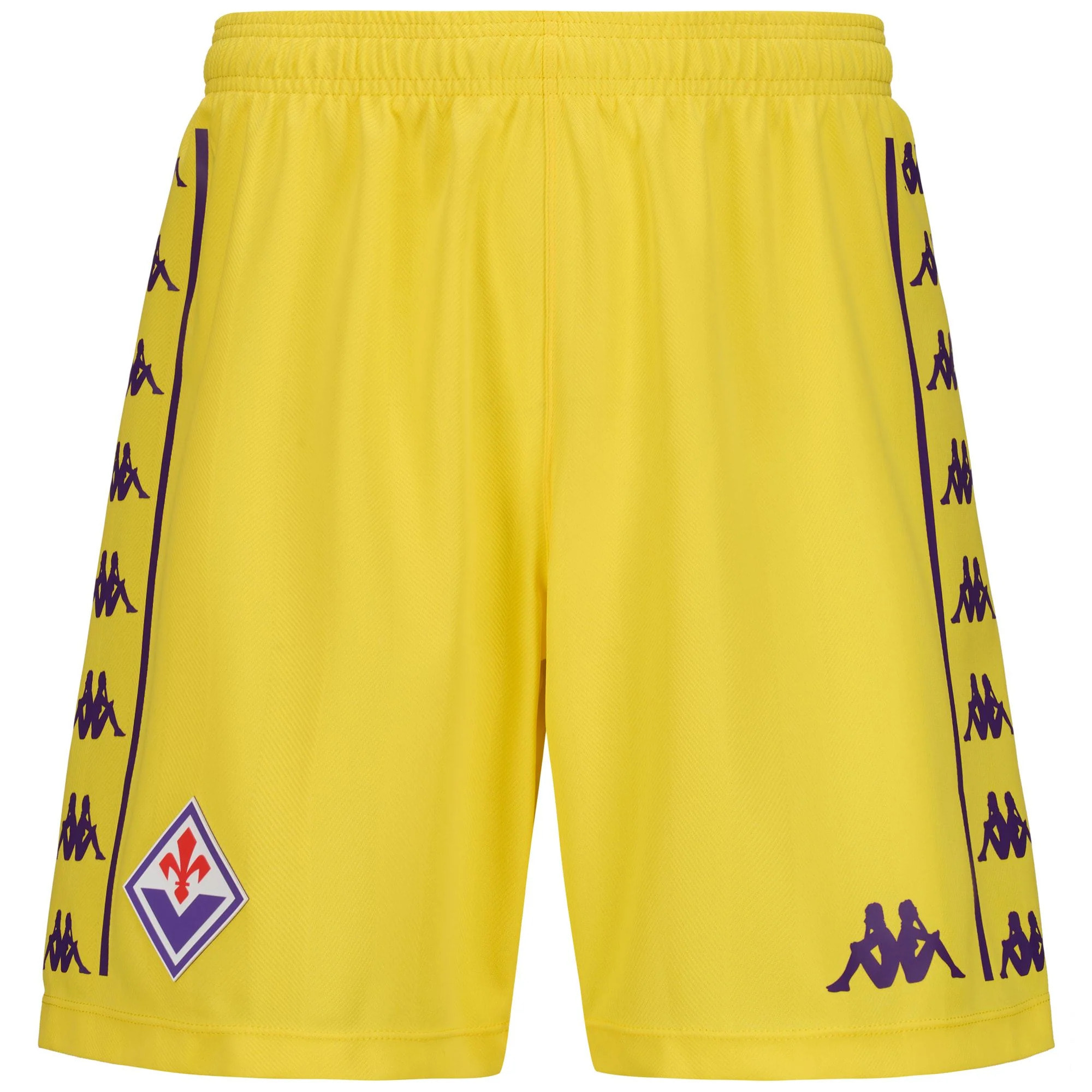 Kappa - Pantaloni Corti Bambino Giallo - Kombat Ryder Fiorentina