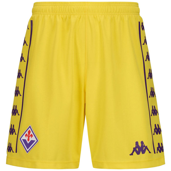 Kappa - Pantaloni Corti Bambino Giallo - Kombat Ryder Fiorentina