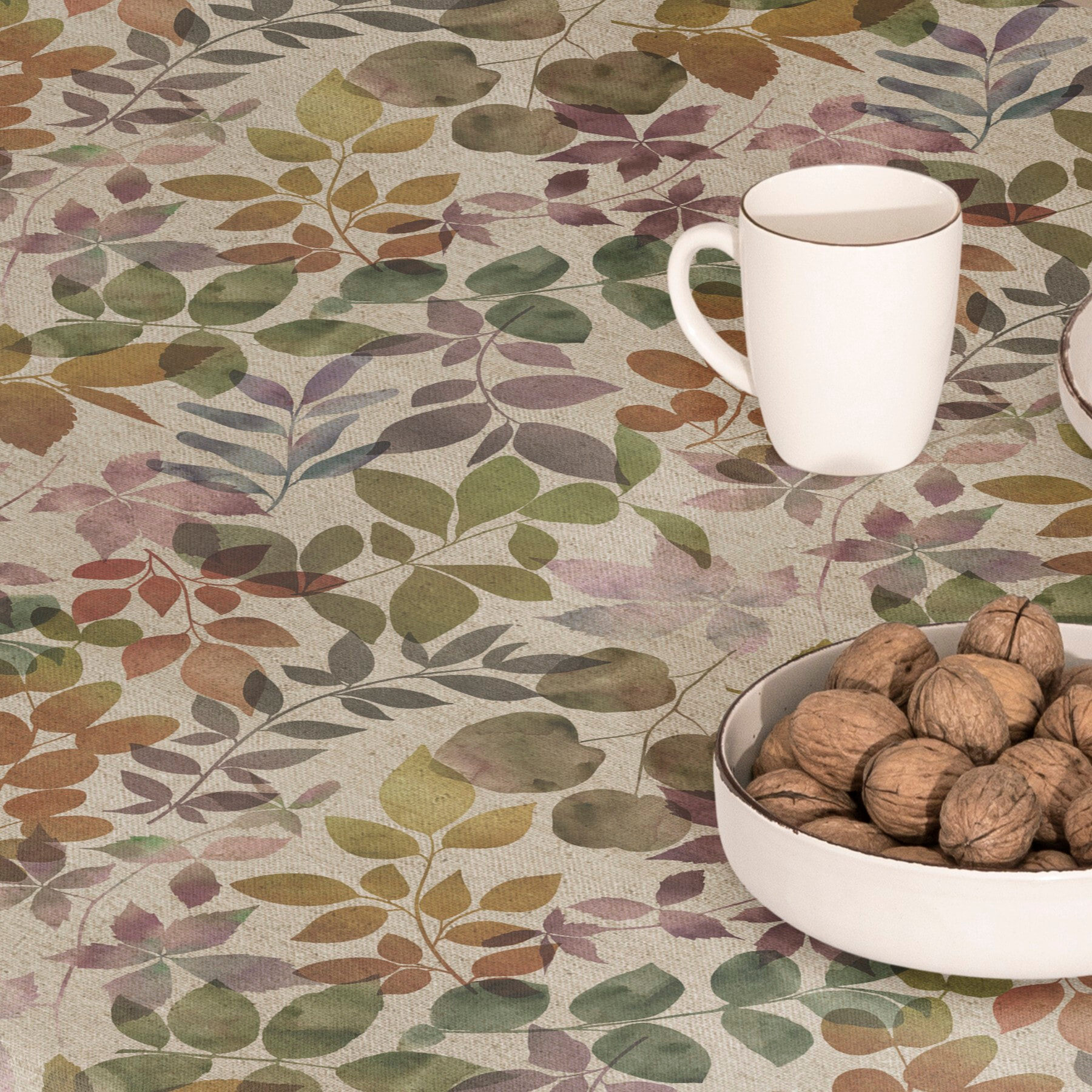 Mantel estampado antimanchas NAIROBI MULTICOLOR