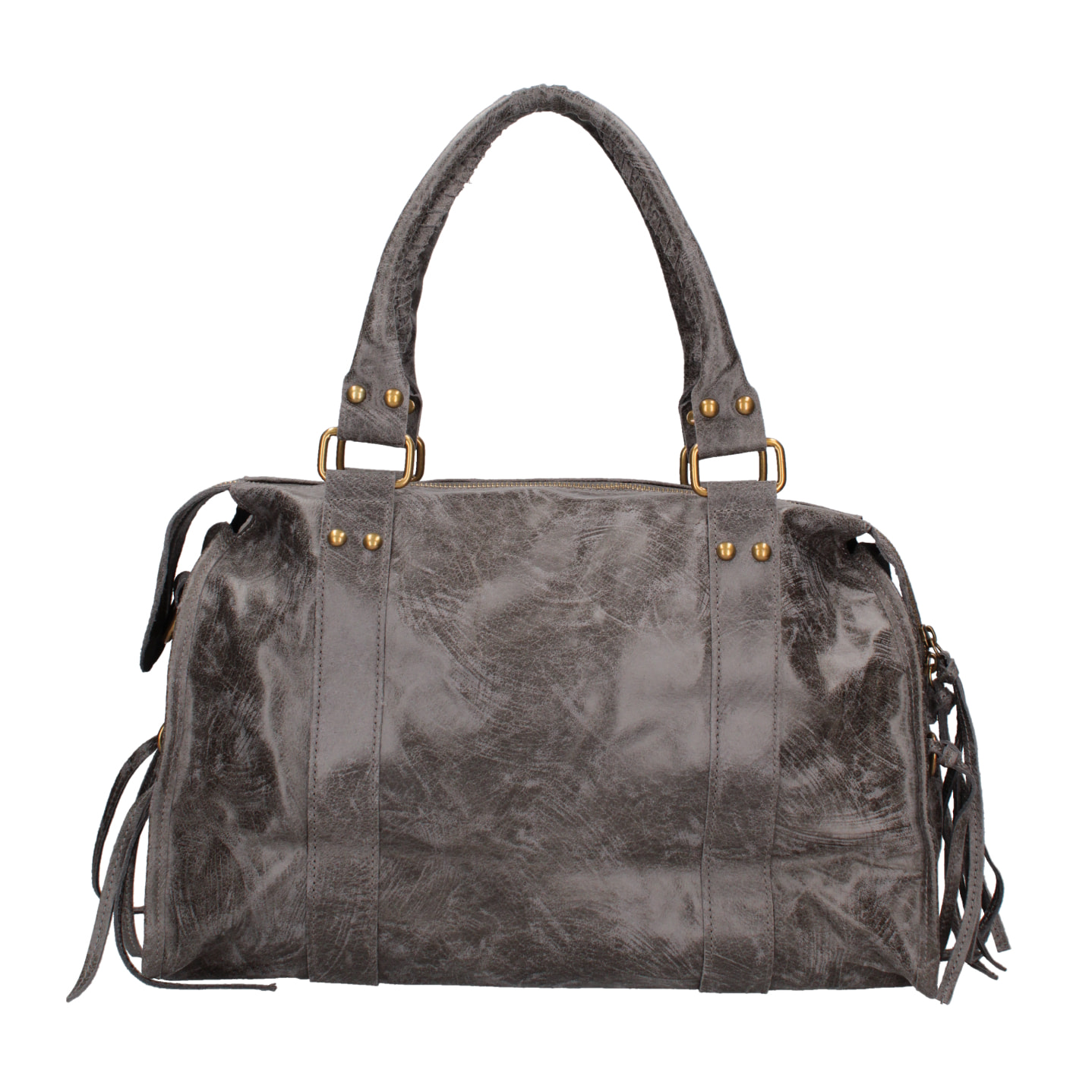 Borsa a spalla da donna - Modello Elara - Vera pelle - 41.0 x 28.0 x 13.0 cm