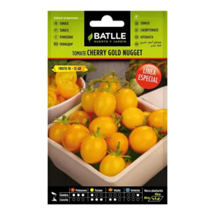 Semillas de Tomate Amarillo Cherry Gold Nugget Batlle