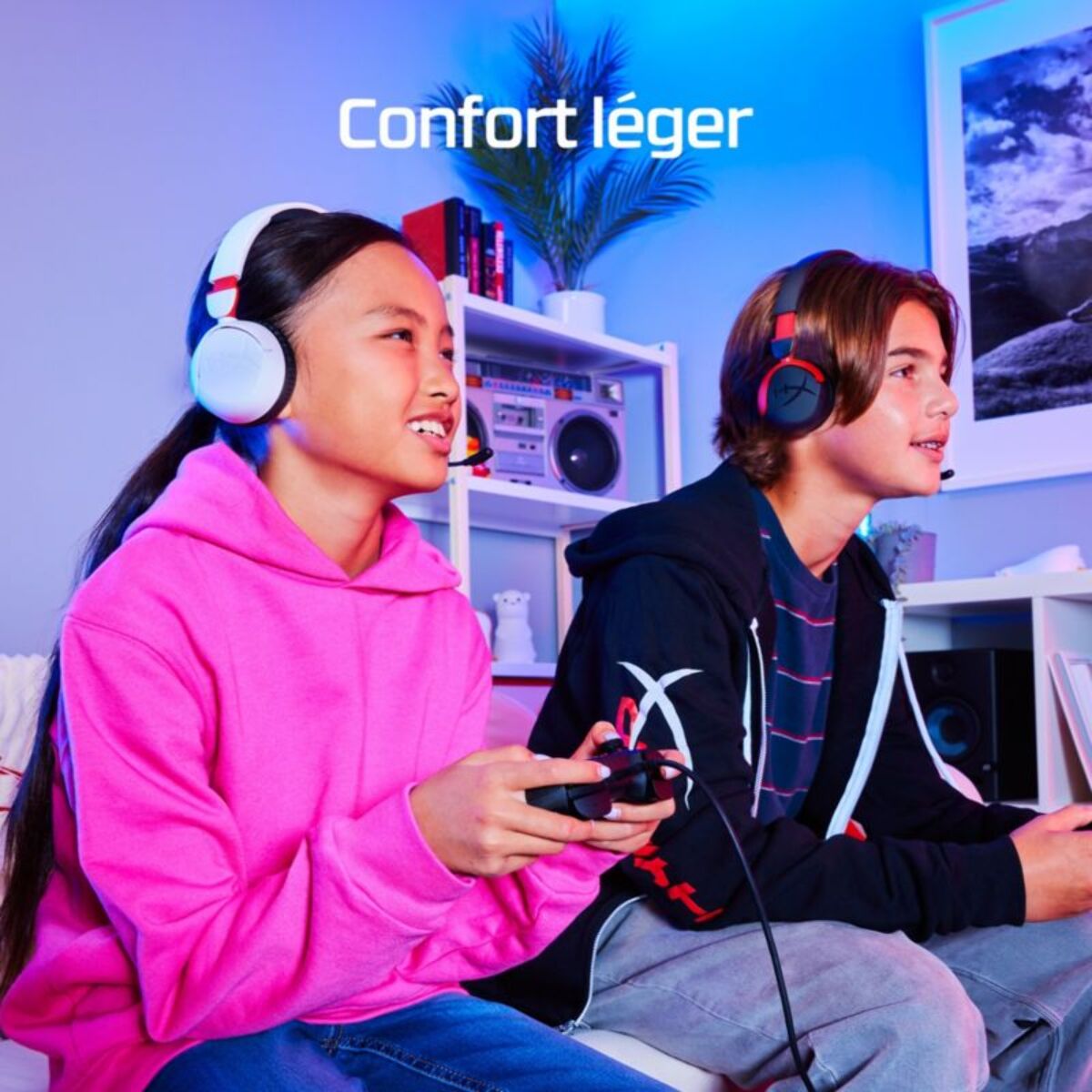 Casque gamer HYPERX Cloud Mini WD Lavande