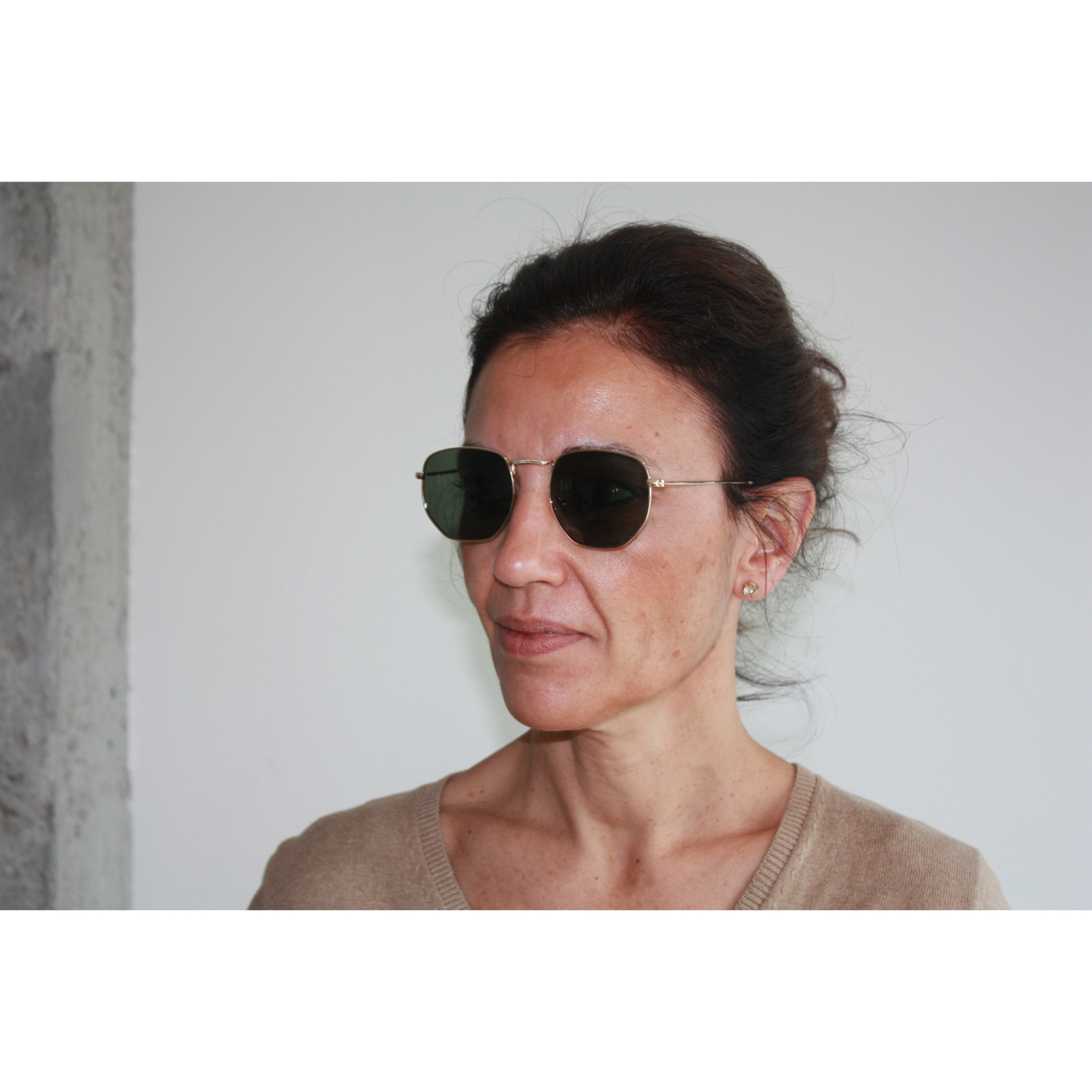 Gafas de sol OCEAN PERTH - Dorado brillante / Verde