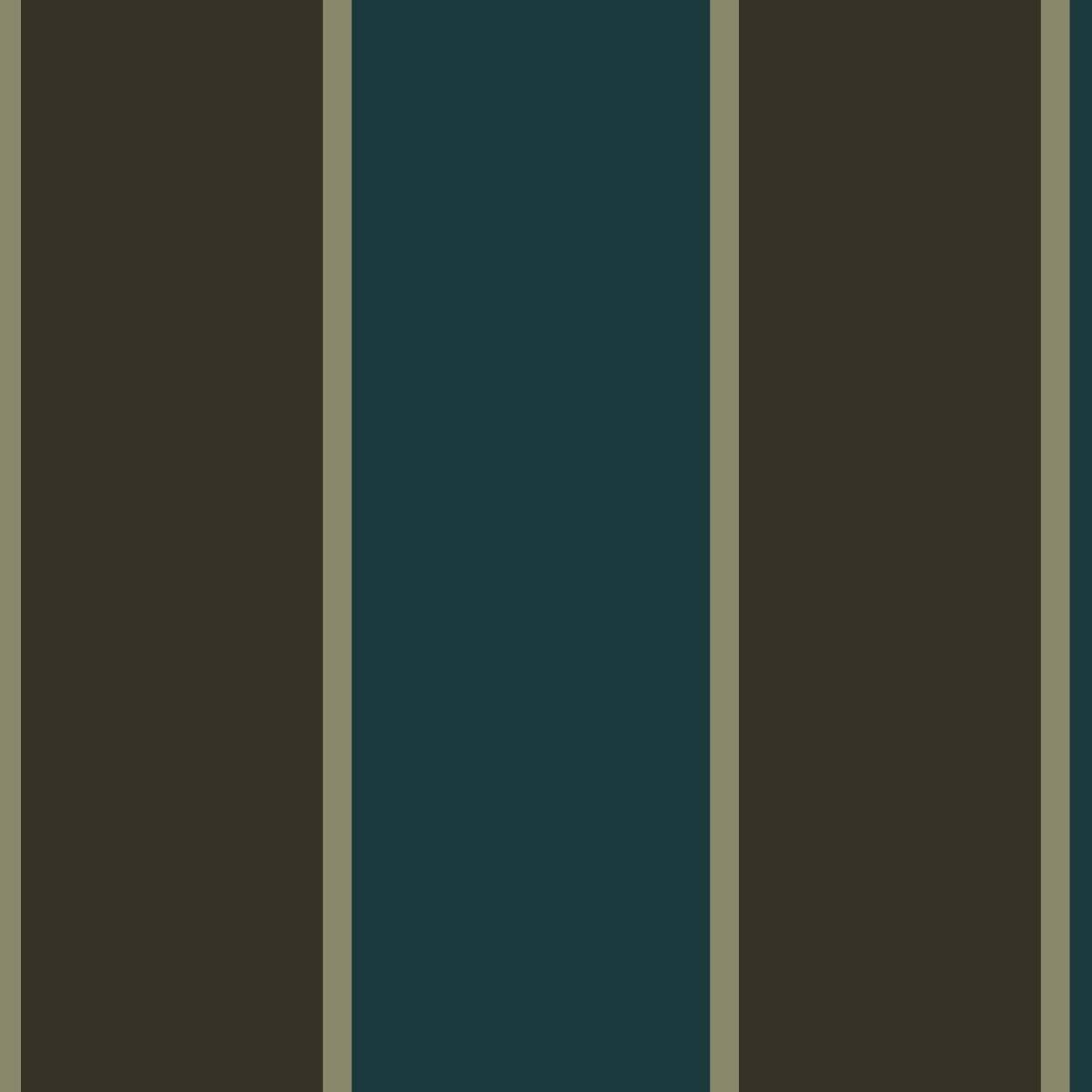 Papier peint rayures vert olive Intissé