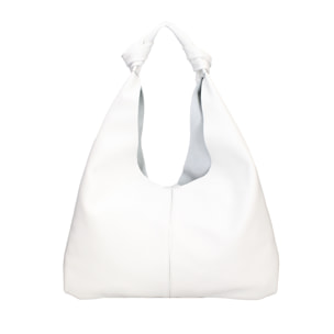 Borsa a spalla da donna In Vera pelle Made in Italy 40x42x2 cm