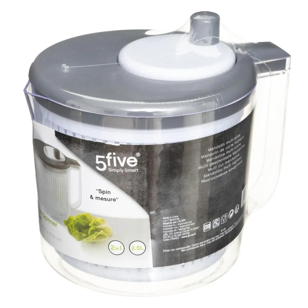 Petite essoreuse 2,5L gris