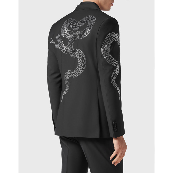 PHILIPP PLEIN Blazer de un botón Slim Fit SNAKE