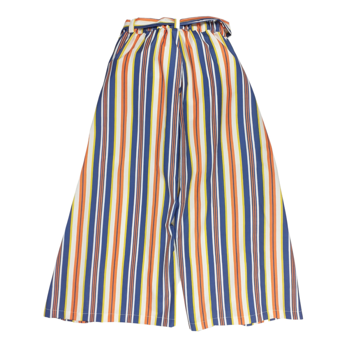 PANTALONE COULOTTE RIGHE MUTLICOLORE