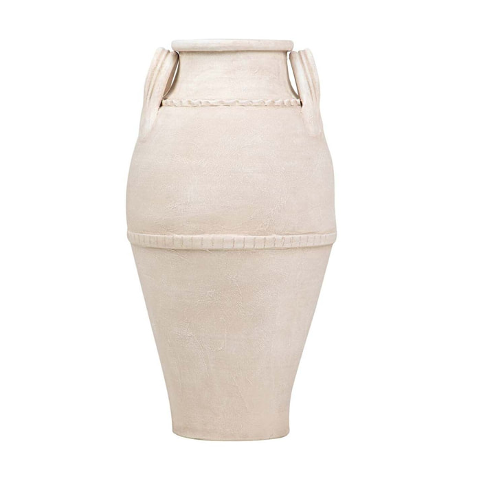 Florero Ceramica Beige 40x40x70 Cm