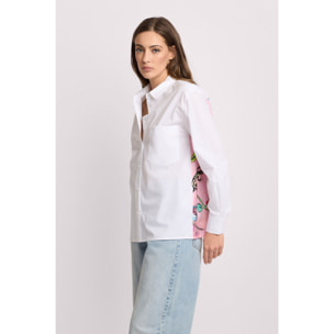 Kocca - Camicia con stampa pop-art Donna, Fantasia, Colletto di camicia