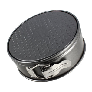 Moule à charnière à fond amovible en acier inoxydable 18cm AMANDINE