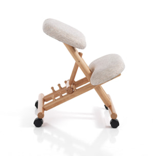 Tomasucci TABOURET ERGONOMIQUE KEVIN Gris