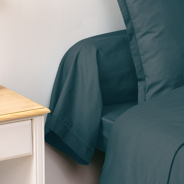 Taie de traversin "Carina" 85x185cm bleu orage