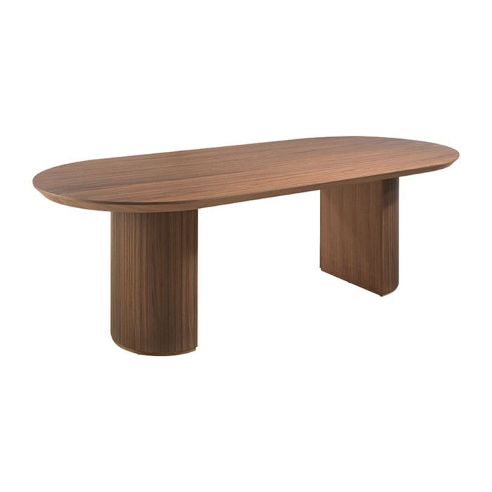 Mesa comedor ovalada 240x105x75cm