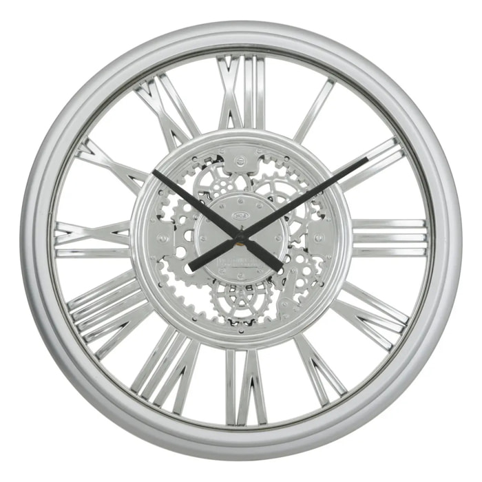 Horloge Ricky argent D40cm