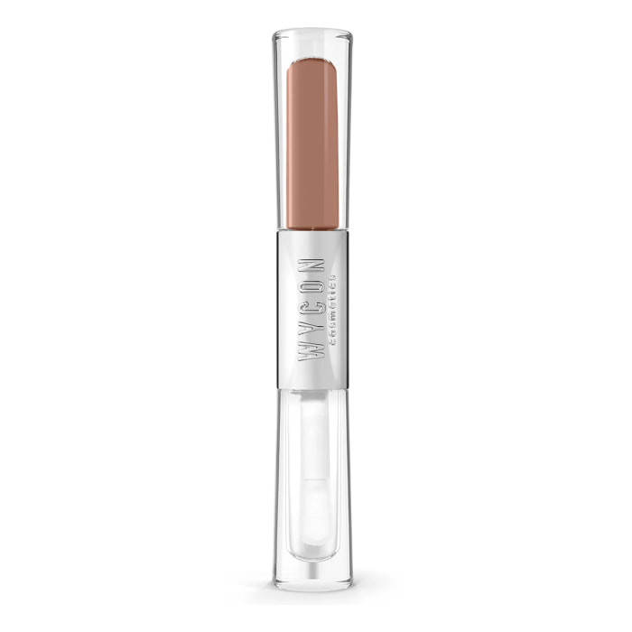 EXTRA DURABLE LIP DUO - LIQUID LIPSTICK + LIP GLOSS Rossetto liquido lunga durata con gloss lucido