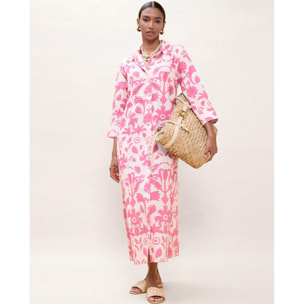 Abito a maniche lunghe con stampa floreale