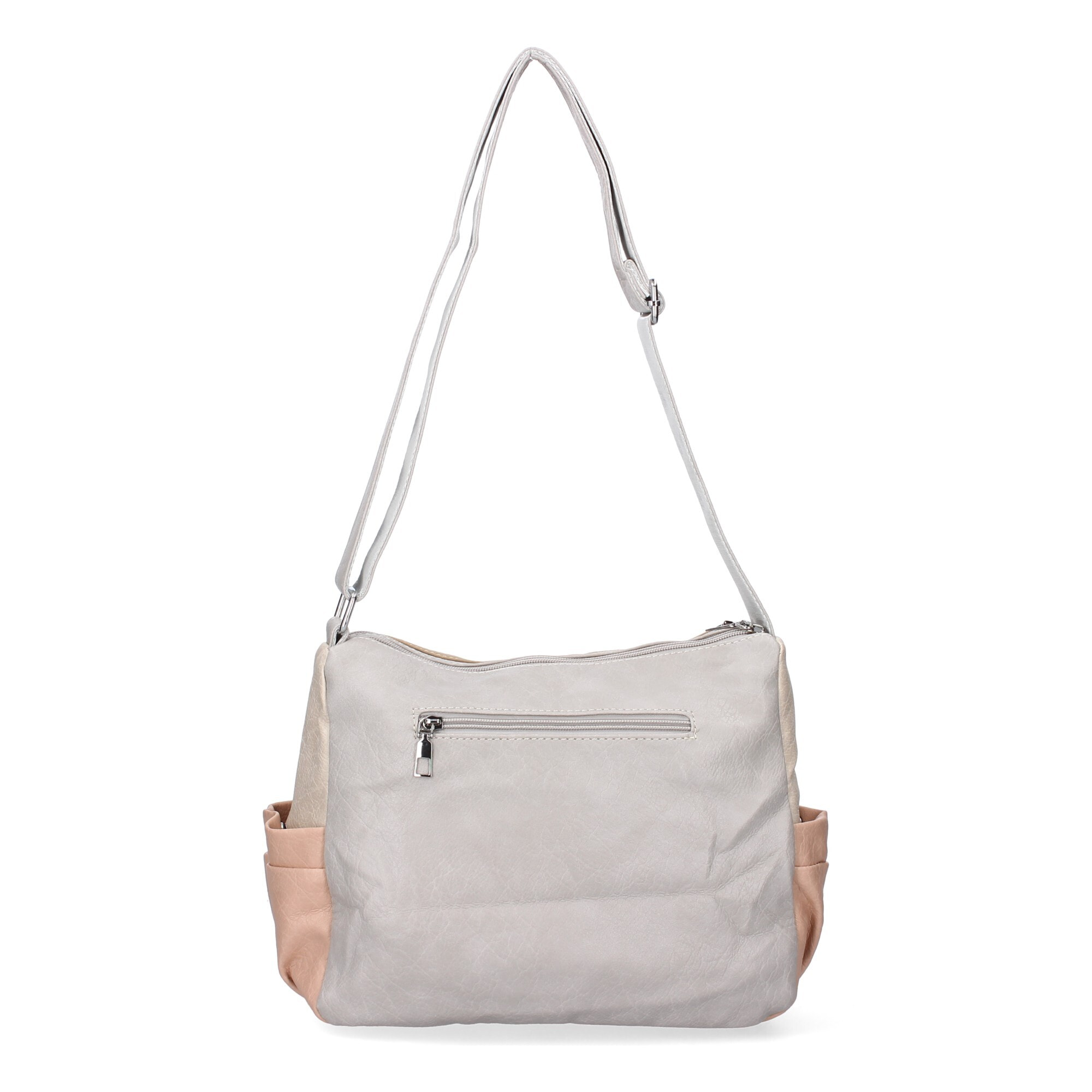 Bandolera de Mujer diseño moderno cuenta con dos compartimentos principales