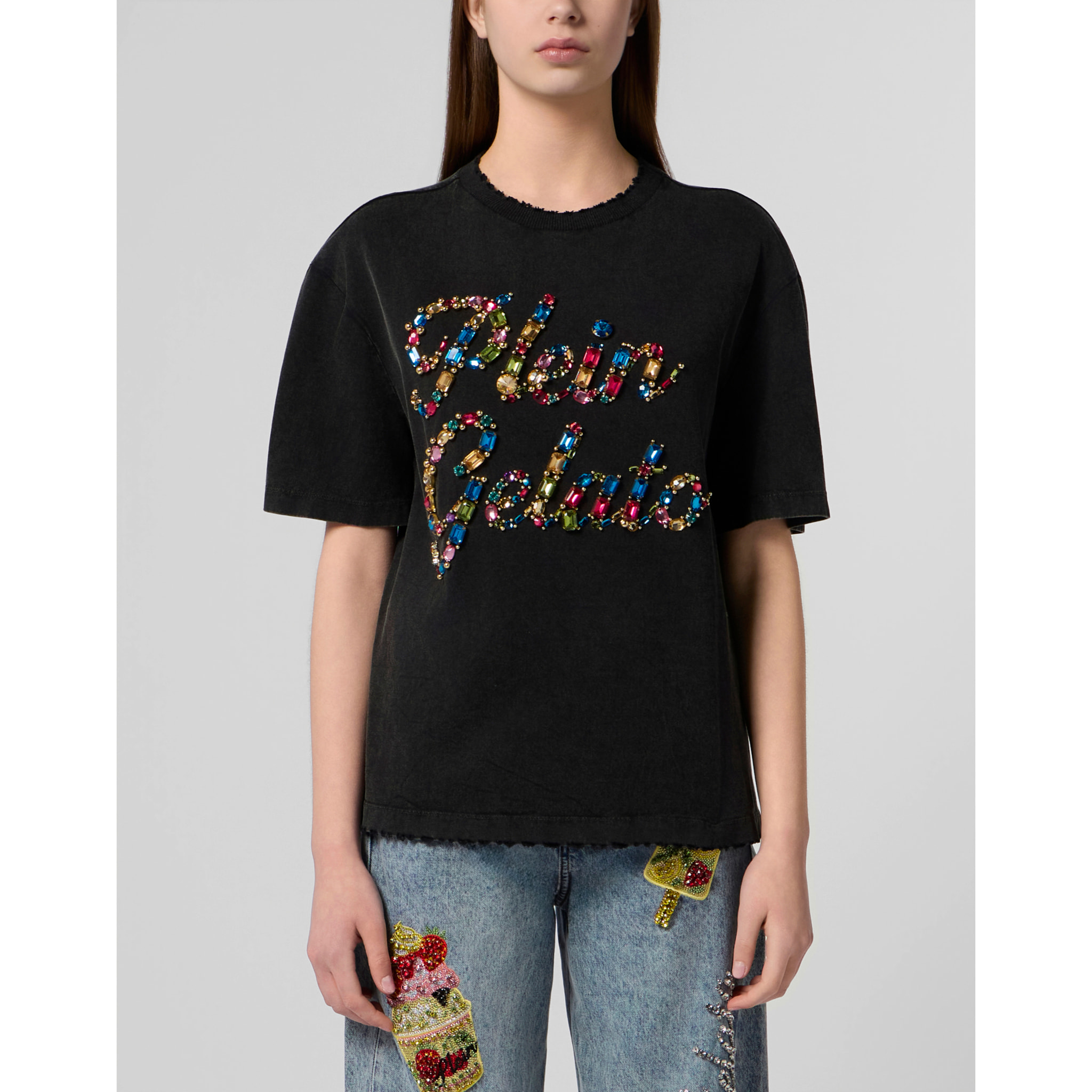 PHILIPP PLEIN Man Fit T-Shirt Plein Gelato Stones