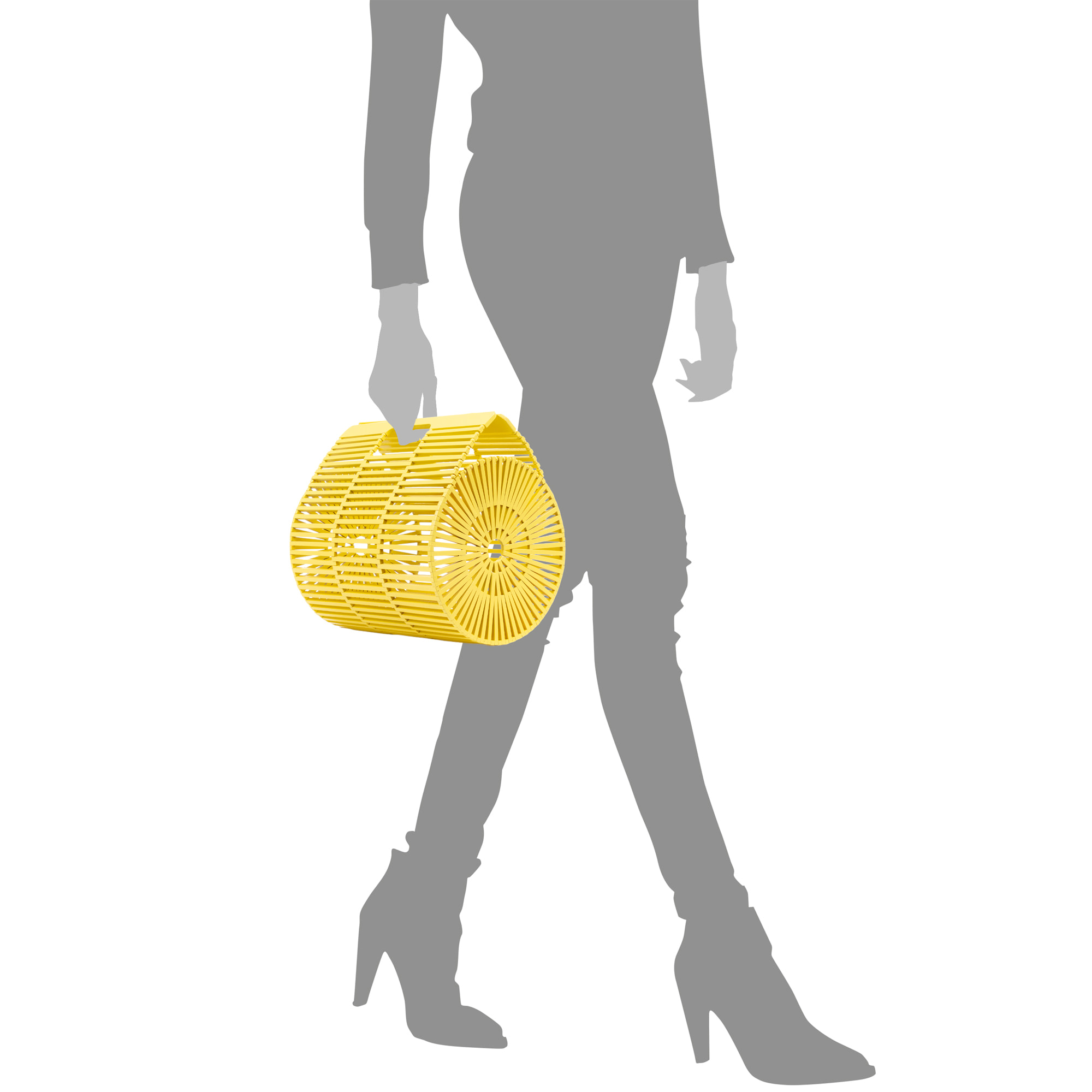 Zerfaliu bolso de mano de madera.