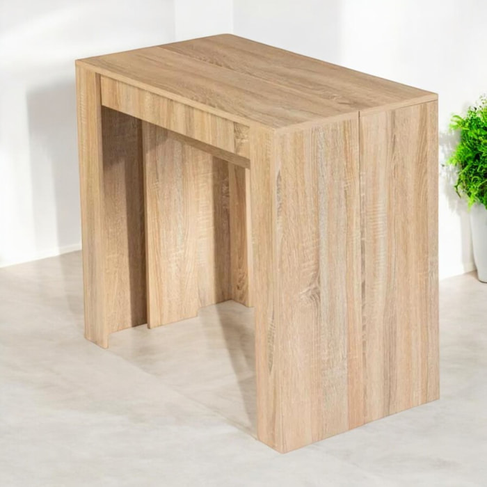 Table console extensible en bois - 3 m NOVA