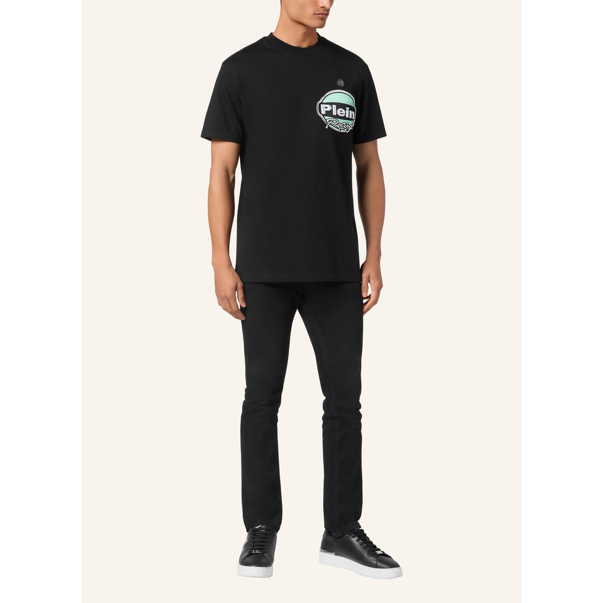 PHILIPP PLEIN Camiseta Cuello Redondo RACING