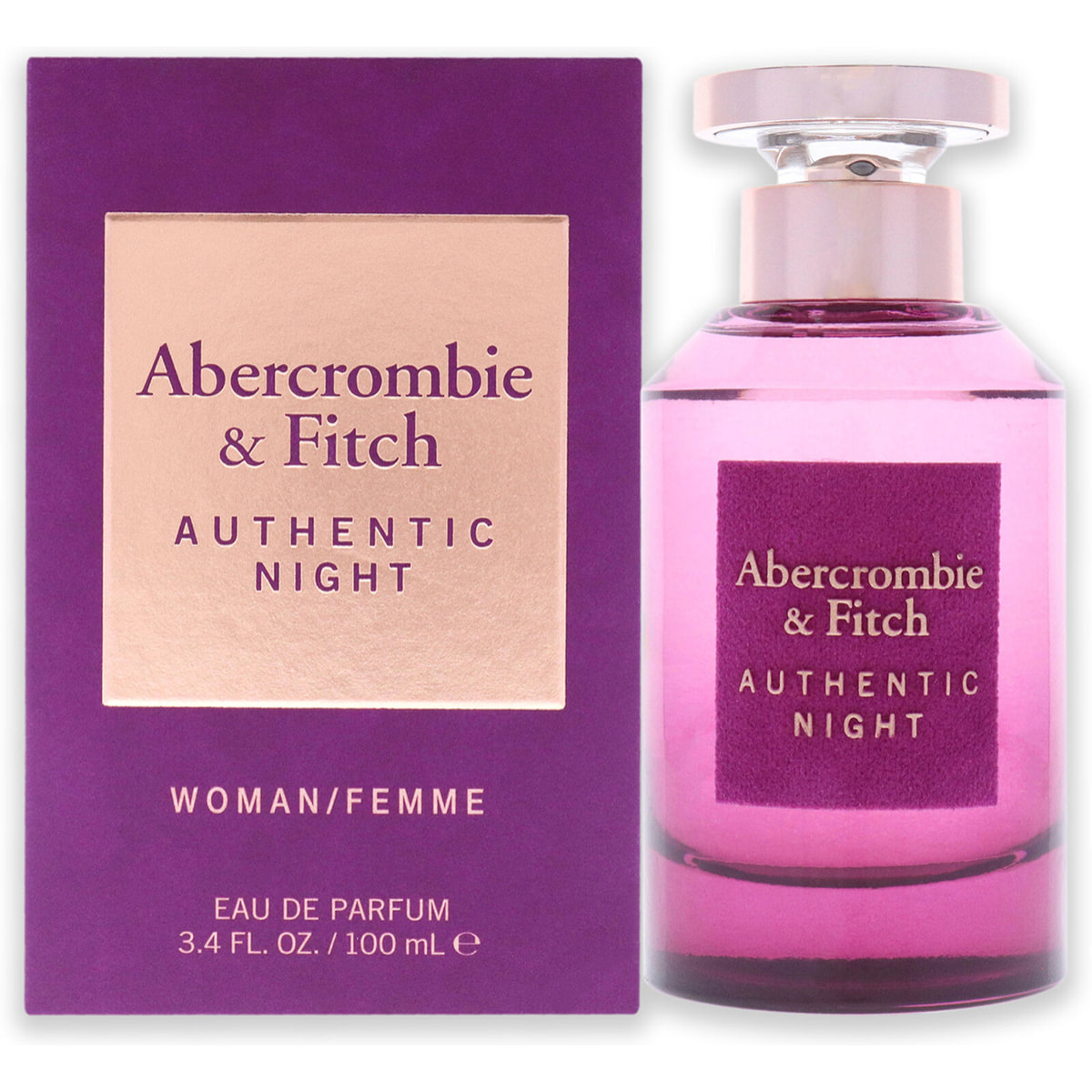 ABERCROMBIE & FITCH - Authentic Night Eau De Parfum - Donna - 100 ML