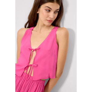 T-shirt a maniche lunghe Rosa