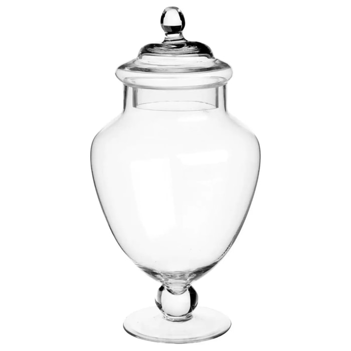 Bonbonnière verre sur pied 2,1L