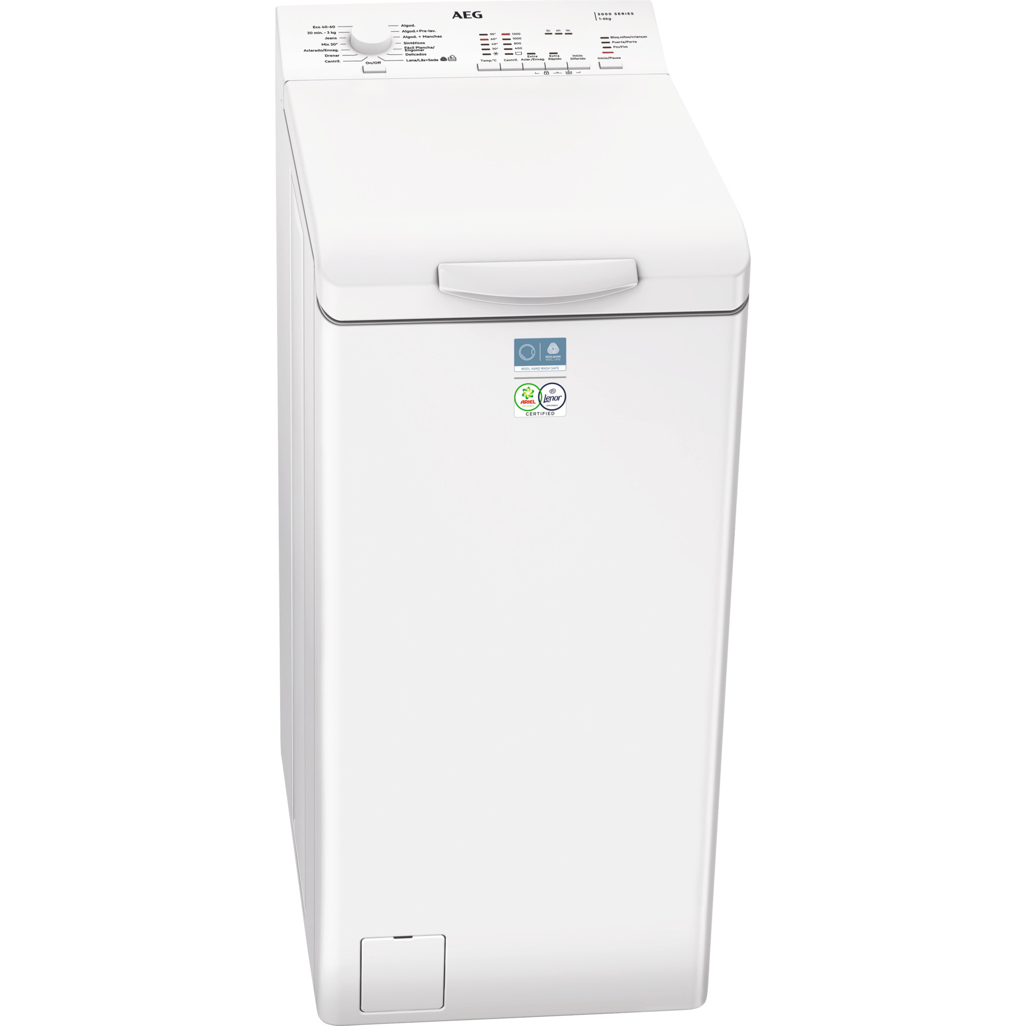 AEG Lavadora de carga superior de 6.0 kg LTA5N6230E
