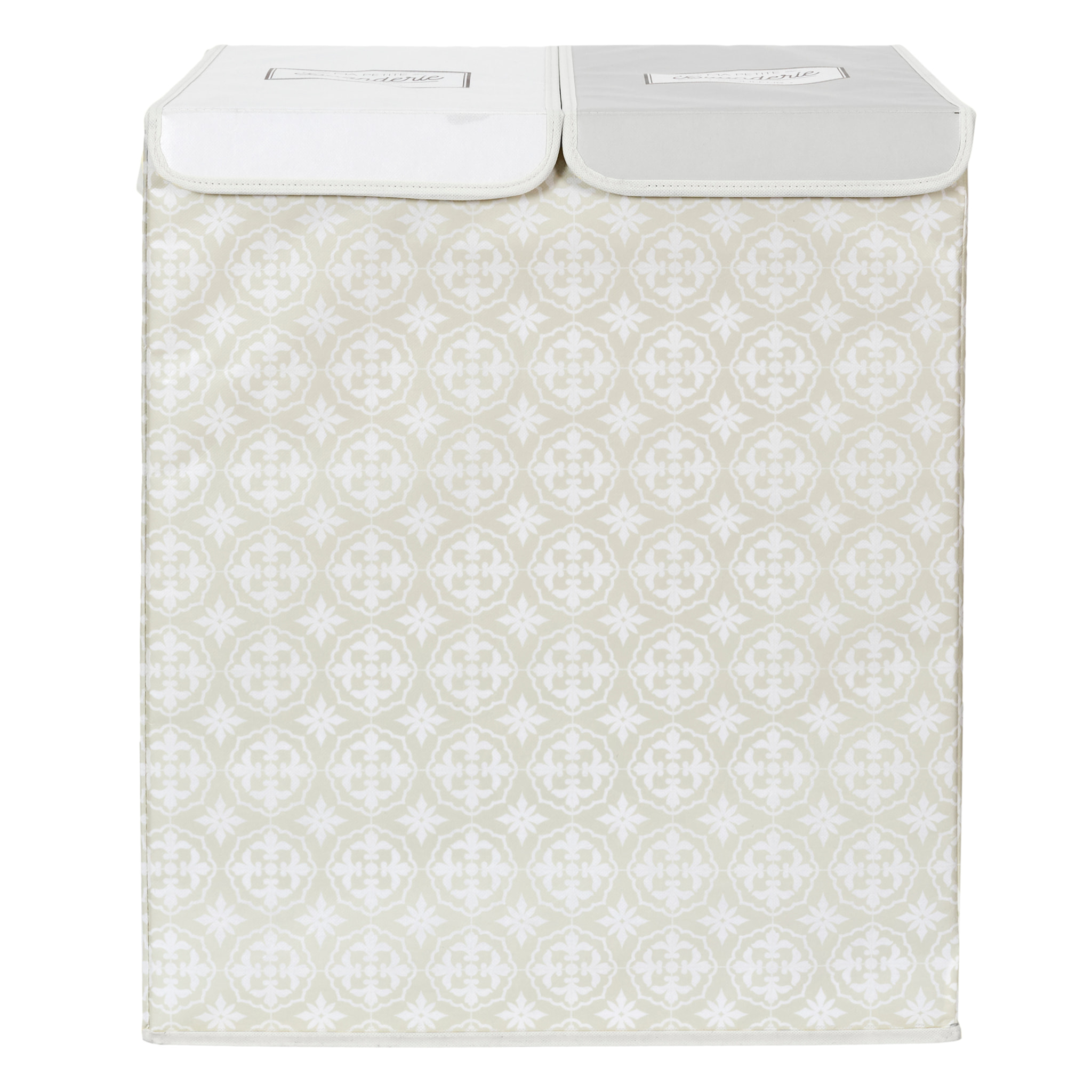 Panier A Linge Double 50x41x57cm