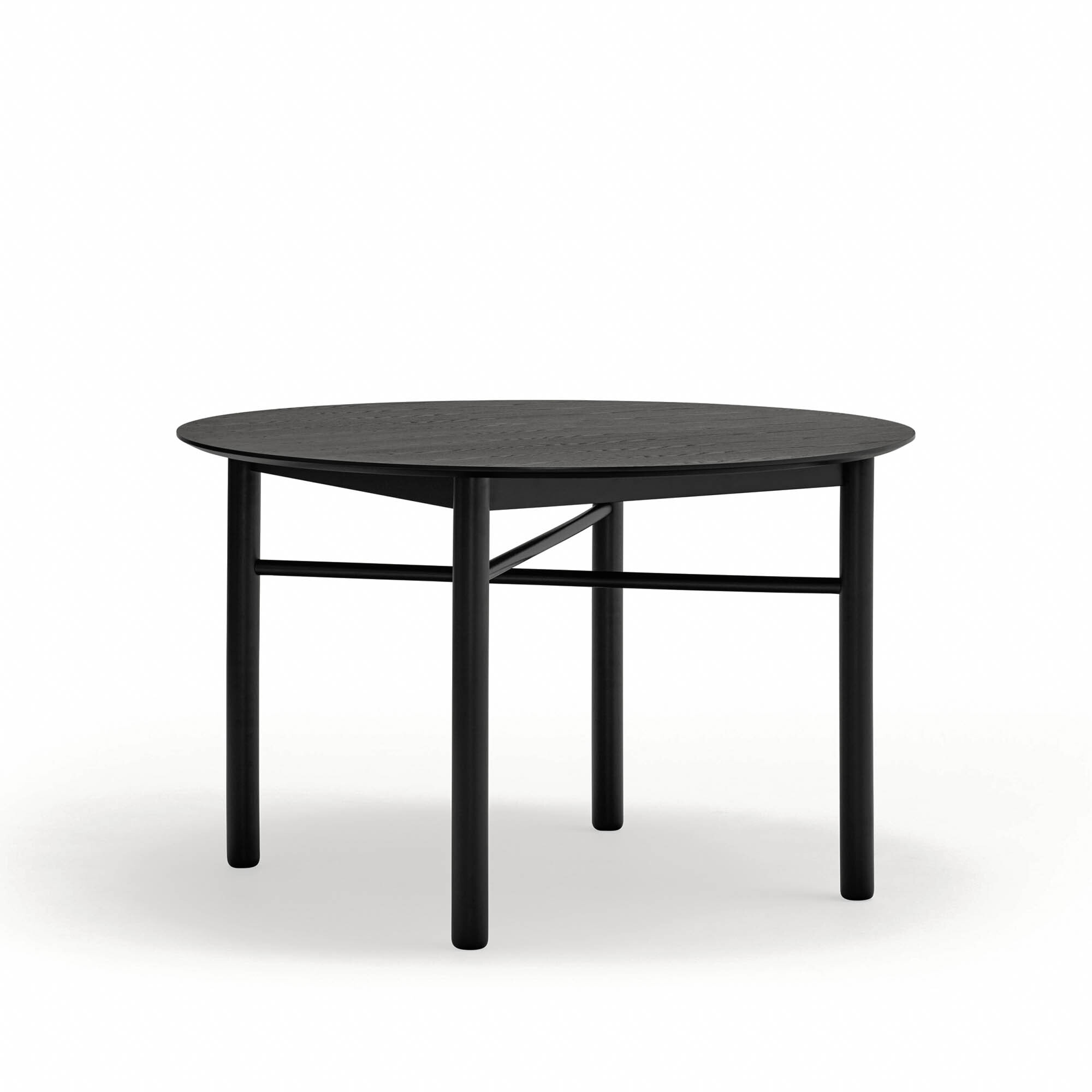 Mesa redonda Junco 120cm negro