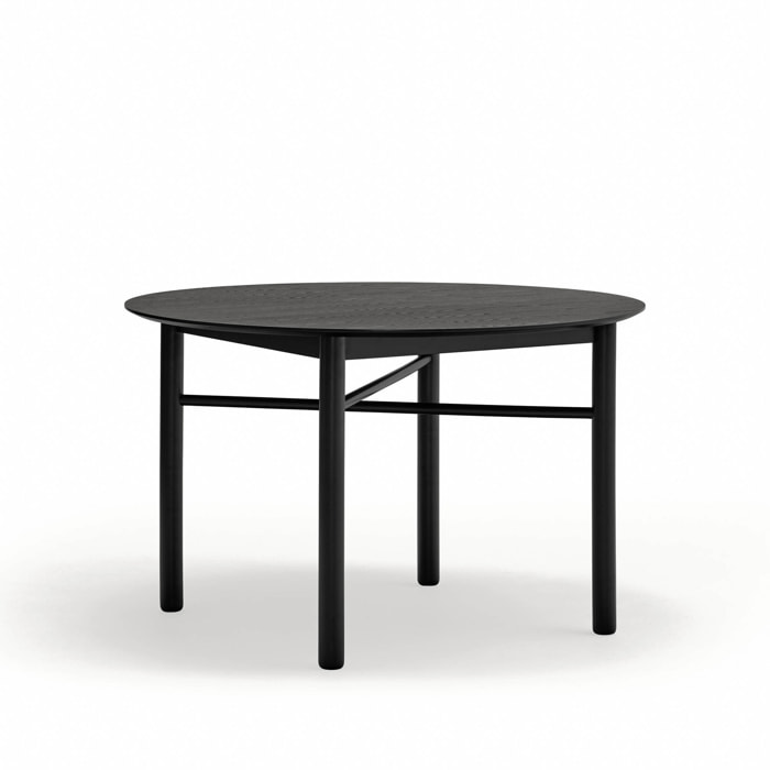 Mesa redonda Junco 120cm negro