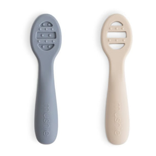 Mushie Mi Primera Cuchara (Pack 2) Solid