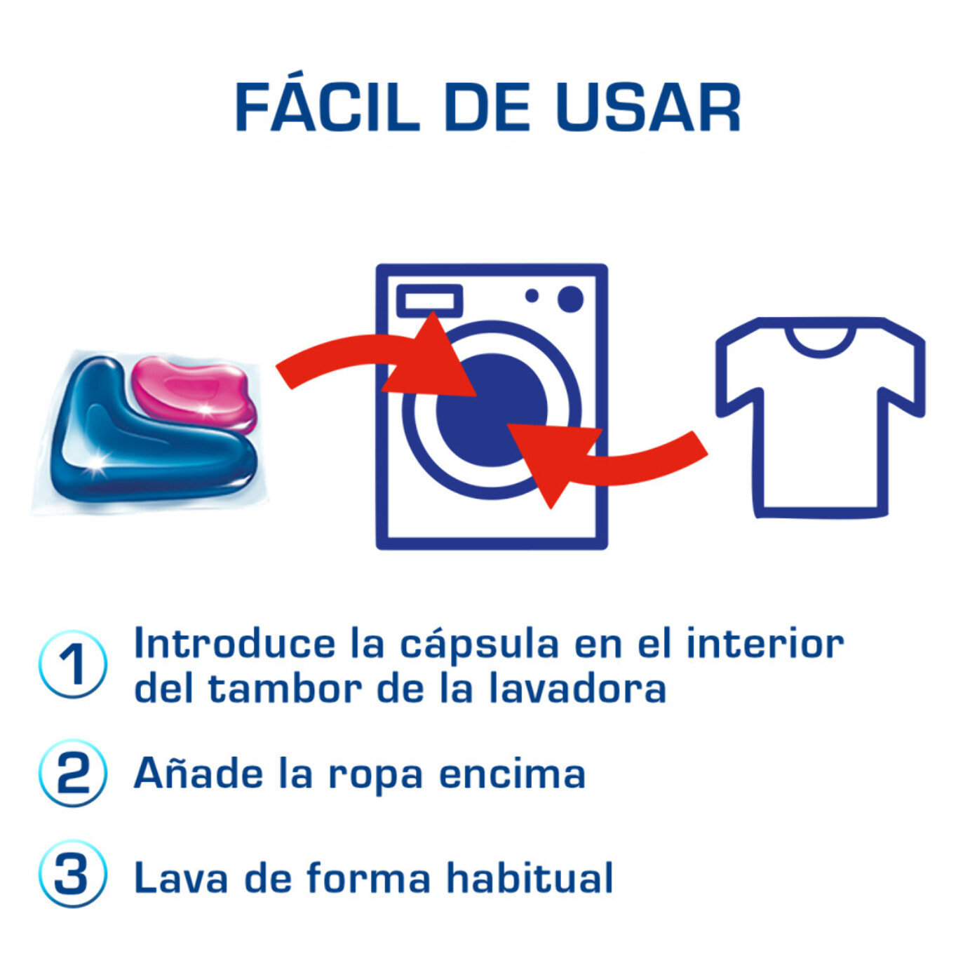 Colon - Detergente para la Ropa 128 Cápsulas Vanish Advanced