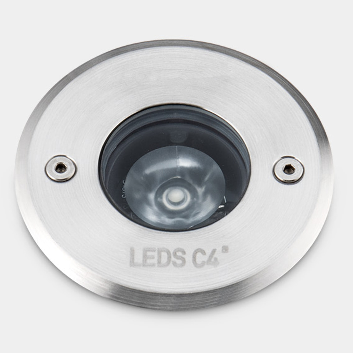 Ledsc4 - Empotrable de suelo Gea Power LED Pro Ø85mm Efficiency Acero inoxidable AISI 316, Aluminio, Cristal Acero inoxidable AISI 316, Transparente