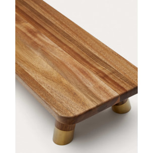 Tabla de servir grande Sataya de madera de acacia FSC 100%