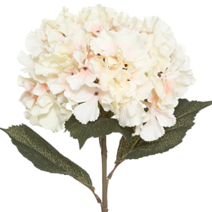Tige d'hortensia artificiel rose H83cm