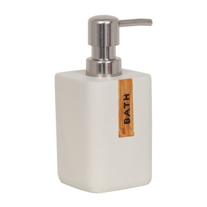 Distributeur de savon Ciment IGUACU Blanc MSV