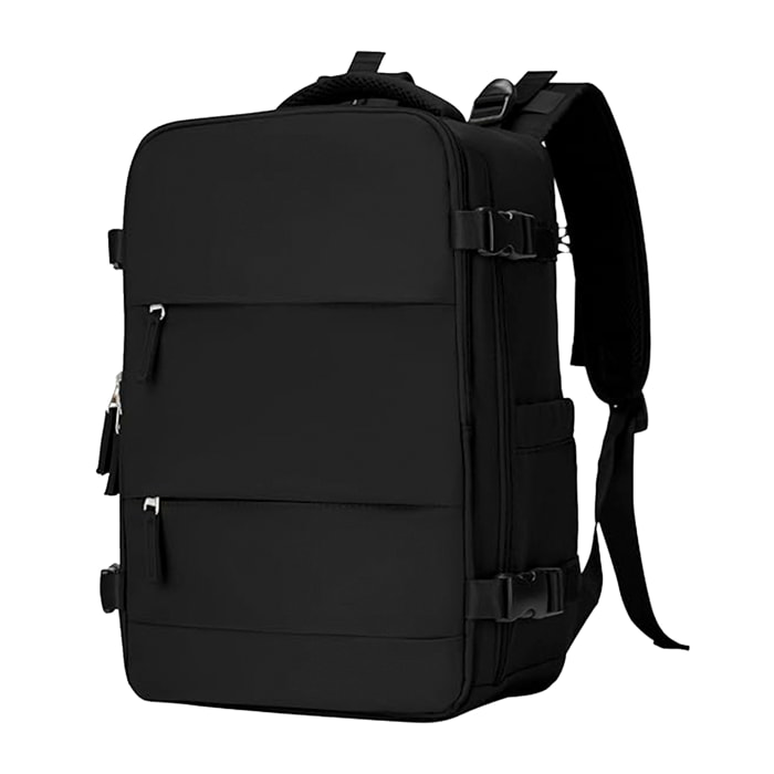 Zaino da viaggio per cabina ad alta capacità con più scomparti (scarpe, abbigliamento, laptop).