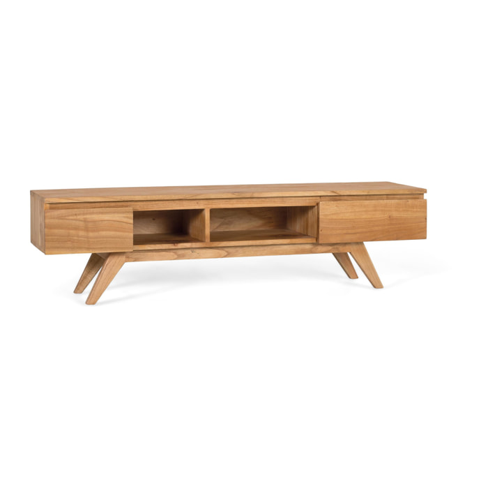 Mueble TV de Madera de Mindi 150 Cm Estilo Nórdico