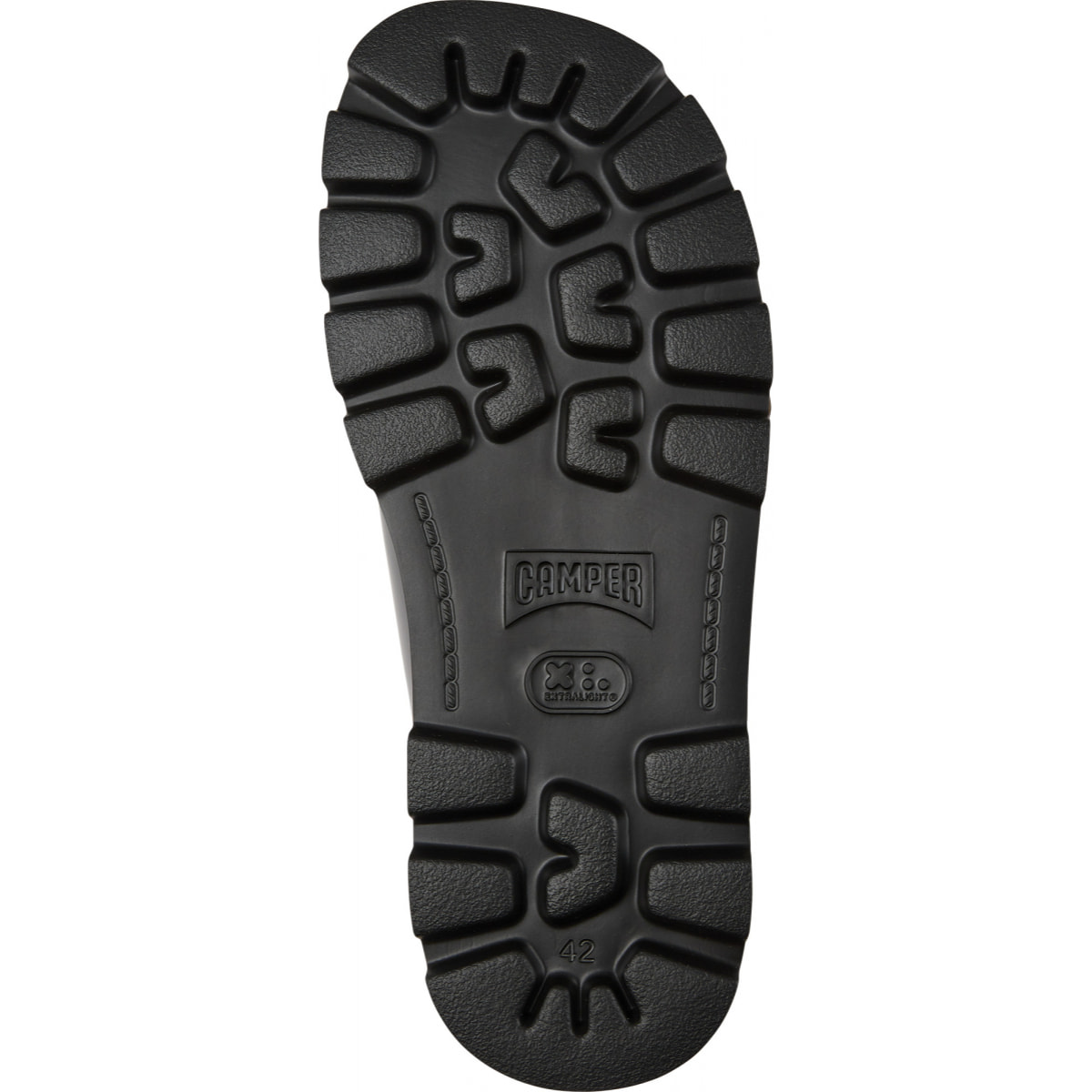 Sandalias - CAMPER Brutus - Negro - Cuero liso