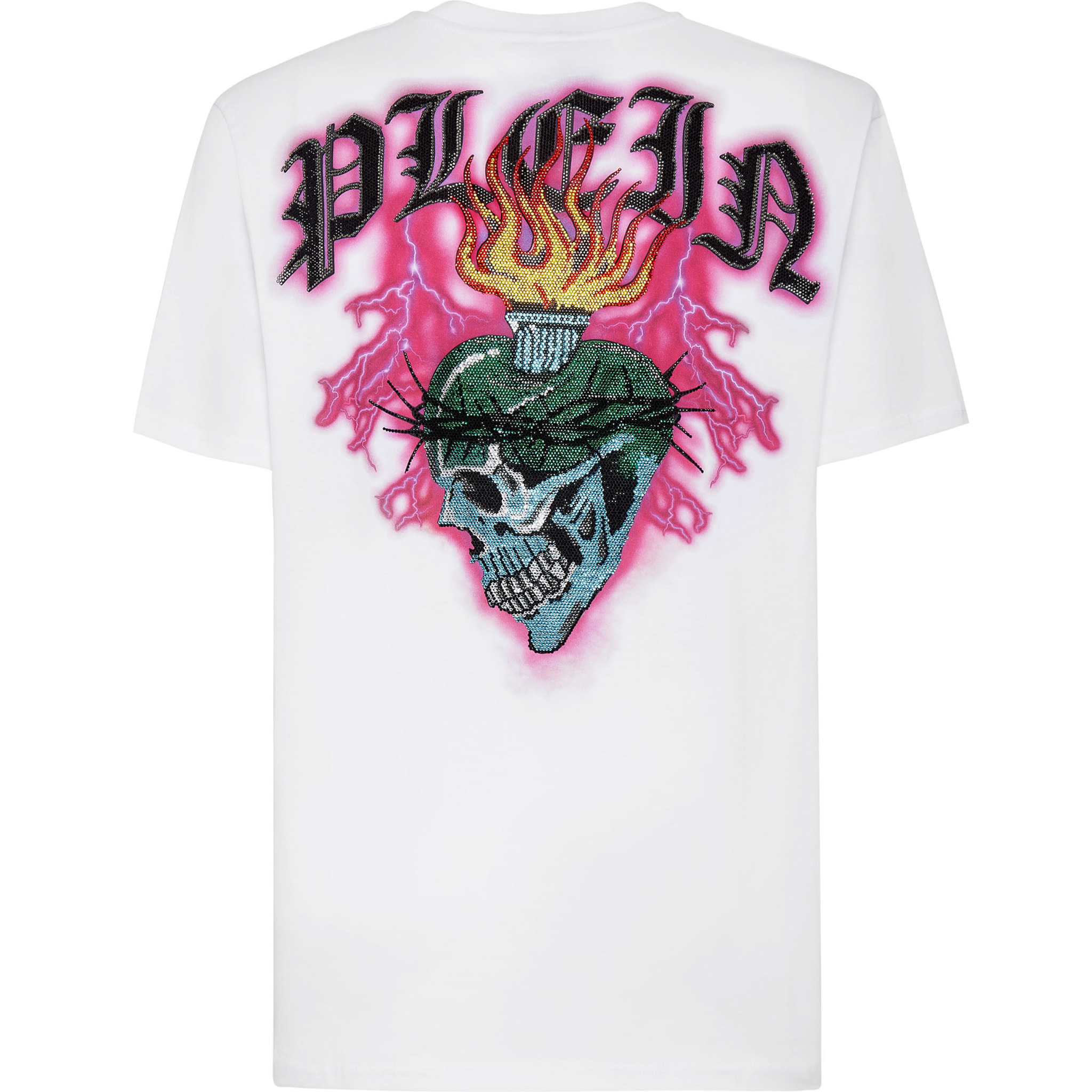 PHILIPP PLEIN Camiseta de cuello redondo TATTOO